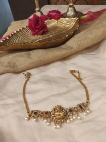 Timeless Temple Green Ruby Stone Choker